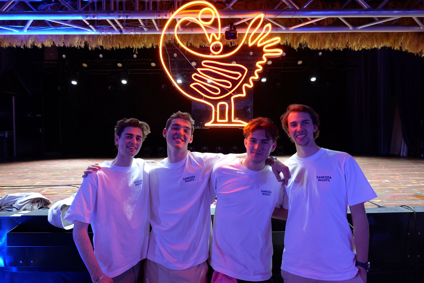 Oscar, Ben, Ferdinand and Arthur — Sankofa Nights founders